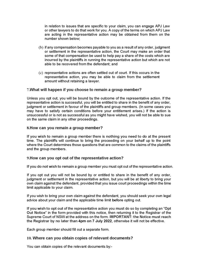 Opt Out Notice Page 3
